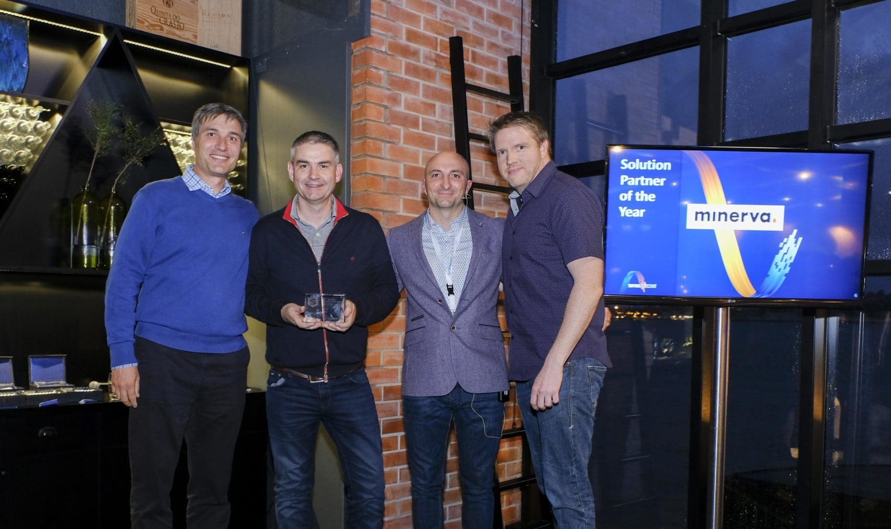 minerva wins sophos solution partner of the year award