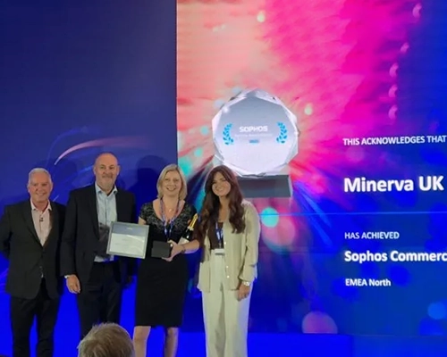 minerva it support sophos commercial partner award-2025