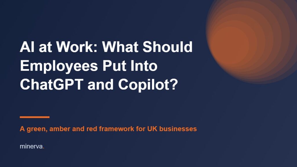 AI acceptable use policy guidance for employees using ChatGPT and Microsoft Copilot